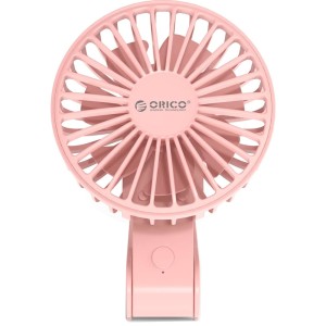 Wiatrak składany, wentylator, wiatraczek Orico Foldable Fan GXZ-F833 2000mAh, różowy