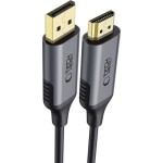Kabel DisplayPort 1.4 do HDMI 2.0, Tech-Protect Ultraboost 4K 60Hz, 2 m, czarno-szary
