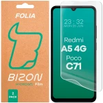 Folia hydrożelowa na ekran Bizon Film Hydrogel Front Duo do Xiaomi Redmi A5 4G / POCO C71 4G, 2 sztuki