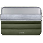 Uniwersalne etui na laptopa 15"-16", Tech-Protect Fluffy, ciemnozielone 