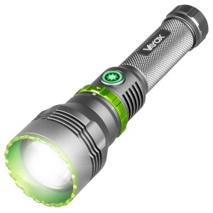 Latarka taktyczna Vayox VA0363 akumulatorowa 1000lm IPX7 ZOOM, srebrna