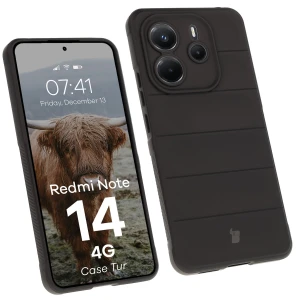Pancerne etui Bizon Case Tur do Xiaomi Redmi Note 14 4G, czarne