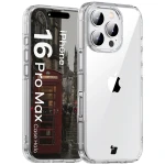 Etui Bizon Case Halo do iPhone 16 Pro Max, przezroczyste