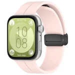 Silikonowy pasek Bizon Strap Watch Silicone L do Huawei Watch Fit  5/5 Pro/4 Pro/Fit 4/Fit 3, różowy