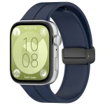 Silikonowy pasek Bizon Strap Watch Silicone L do Huawei Watch Fit  5/5 Pro/4 Pro/Fit 4/Fit 3, granatowy