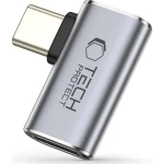 Adapter kątowy USB-C do USB-C, Tech-Protect UltraBoost AA01, 100W, 40Gb/s, szary