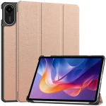 Etui z klapką Bizon Case Tab Croc do Xiaomi Redmi Pad 2, różowozłote