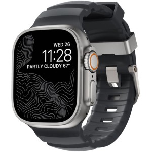 OUTLET: Pasek Nomad Rocky Point Band do Apple Watch 49/46/45/44 mm,  czarny