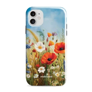 Etui ochronne do iPhone 11, Mobiwear Elite Pro, łąkowe kwiaty