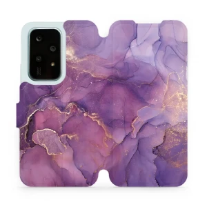 Etui z klapką do Honor 200 Lite, Mobiwear Book, fioletowe