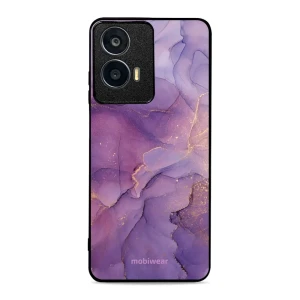 Etui ochronne do Motorola Moto E14, Mobiwear Glossy Case, fioletowe