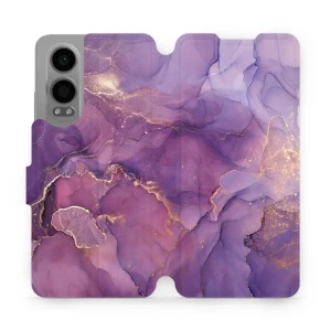 Etui z klapką do OnePlus Nord CE4 Lite 5G, Mobiwear Book, fioletowe