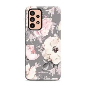 Etui ochronne do Galaxy A53 5G, Mobiwear Elite Pro, różowo-kwieciste