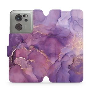 Etui z klapką do Xiaomi 13T Pro, Mobiwear Book, fioletowe