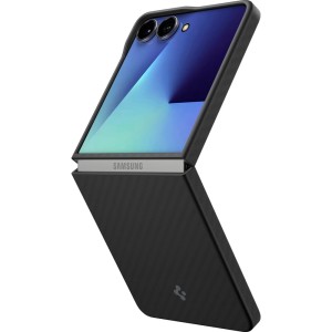 Etui Spigen Air Skin Aramid do Galaxy Z Flip7, czarne
