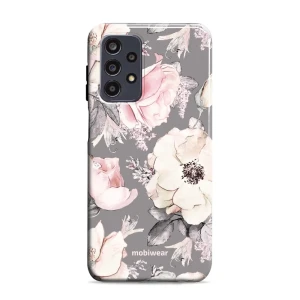 Etui ochronne do Galaxy A23 4G, Mobiwear Elite Pro, różowo-kwieciste