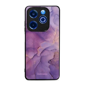 Etui ochronne do Infinix Smart 8, Mobiwear Glossy Case, fioletowe