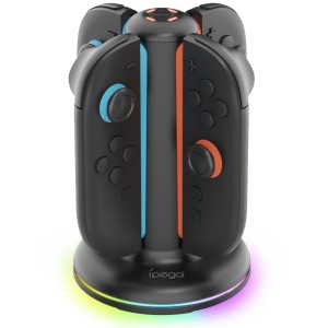 Stacja ładująca iPega Charging Dock SW2052 do kontrolerów JoyCon od Nintendo Switch 2, czarna