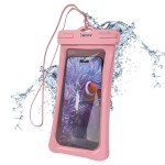 Etui wodoszczelne Bizon Case Hydrofloat, różowe