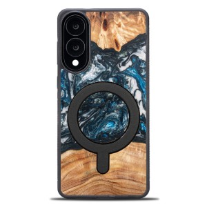 Drewniane etui do Galaxy S25 Edge, Bewood Unique Planets Ziemia do MagSafe