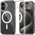 Etui Tech-Protect Flexair Hybrid do MagSafe do iPhone 16, przezroczyste