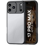Etui Dux Ducis AIMO do iPhone 17 Pro Max, przezroczyste z czarną ramką