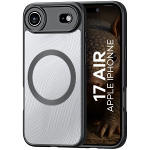 Etui Dux Ducis Aimo Mag do iPhone Air, przezroczyste z czarną ramką