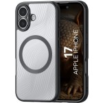 Etui Dux Ducis Aimo Mag do iPhone 17, przezroczyste z czarną ramką