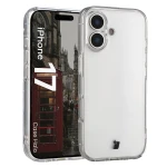 Etui Bizon Case Halo do iPhone 17, przezroczyste