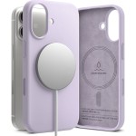Etui Ringke Silicone Magnetic CC do MagSafe do iPhone 17, fioletowe