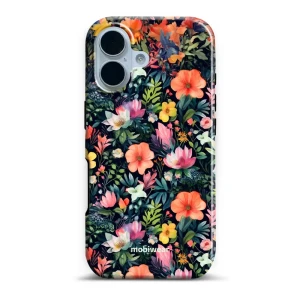 Etui ochronne do iPhone 17, Mobiwear Elite Pro, kolorowo-kwieciste