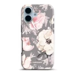Etui ochronne do iPhone 17, Mobiwear Elite Pro, różowo-kwieciste