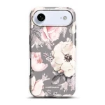 Etui ochronne do iPhone Air, Mobiwear Elite Pro, różowo-kwieciste
