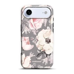 Etui ochronne do iPhone Air, Mobiwear Elite Pro, różowo-kwieciste