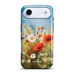 Etui ochronne do iPhone Air, Mobiwear Elite Pro, łąkowe kwiaty