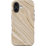 Etui Burga Full Glam Tough Magnetic do iPhone 17, beżowe wzorzyste