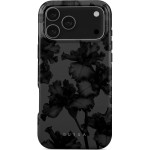 Etui Burga Nucturnal Tough Magnetic do iPhone 17 Pro Max, czarne z kwiecistym wzorem