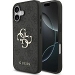 Etui Guess Hardcase 4G Big Metal Logo do iPhone 17, czarne