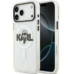 Etui Karl Lagerfeld IML Karl Sketch Logo do MagSafe do iPhone 17 Pro Max, przezroczyste