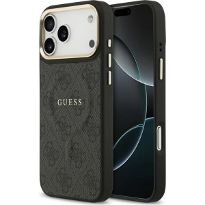 Etui Guess Hardcase 4G Classic MagSafe do iPhone 17 Pro Max, czarne