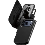 Etui z klapką CARE by PanzerGlass Feature Tango 2w1 Wallet Magnetic do iPhone 17 Pro, czarne