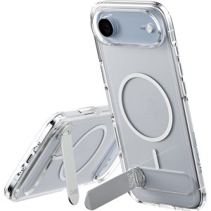 Etui CARE by PanzerGlass Kickstand Case do MagSafe do iPhone Air, przezroczysto-białe