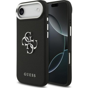 Etui Guess Grained Big 4G Small Classic Logo do iPhone Air, czarne