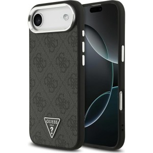 Etui Guess Hardcase Leather 4G Triangle Strass do iPhone Air, czarne