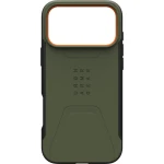 Etui pancerne UAG Civilian Mag do MagSafe do iPhone 18 Pro Max / 17 Pro Max, zielone z pomarańczowym