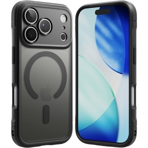 Etui Ringke Fusion Bold Magnetic do iPhone 17 Pro, czarno-przezroczyste