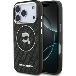 Etui Karl Lagerfeld IML Karl Head Logo MagSafe do MagSafe do iPhone 17 Pro Max, czarne