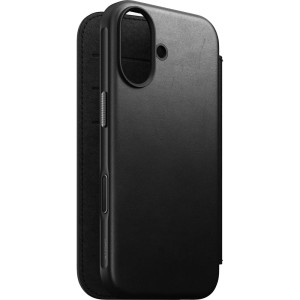 Etui z klapką Nomad Modern Leather Folio do MagSafe, do iPhone 17, czarne