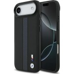 Etui BMW Hardcase Perforated Stripe Logo do iPhone Air do MagSafe, czarno-niebieskie