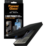 Szkło prywatyzujące z aplikatorem PanzerGlass 2-way Privacy Ultra-Wide Fit Fastfit do iPhone 17 Pro 